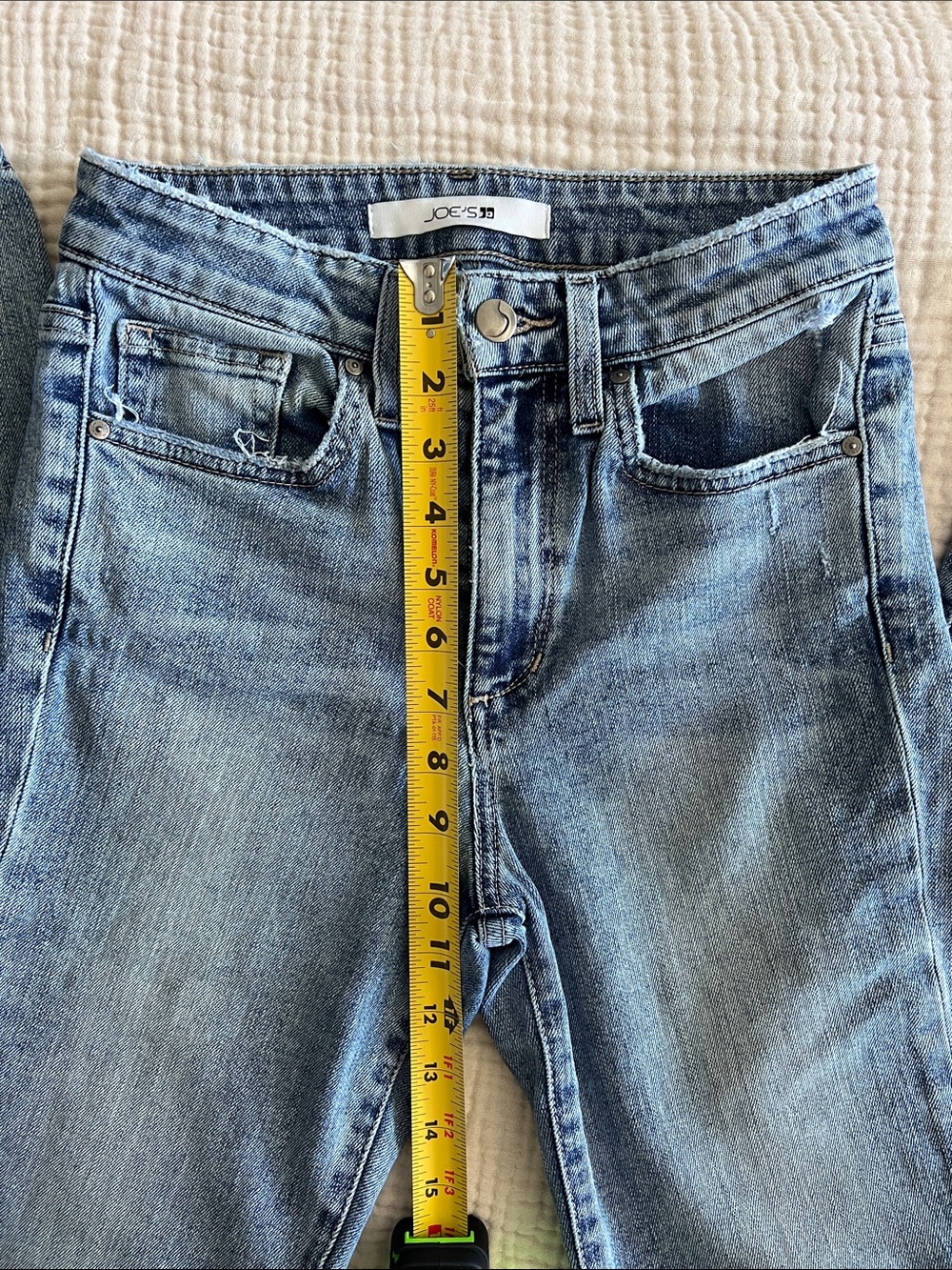 Joe's Jeans Light Blue High-Rise Denim Jeans - Picture 6 of 13